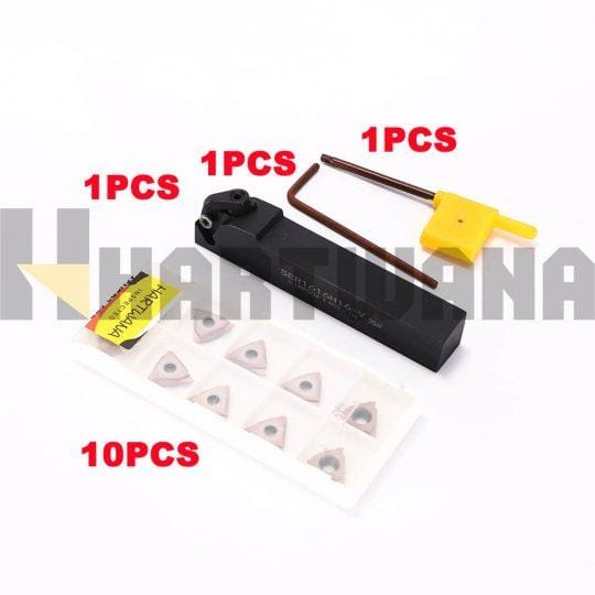 HARTWANA Lathe Threading Tool Turning Tools Vertical 30° Metric ...