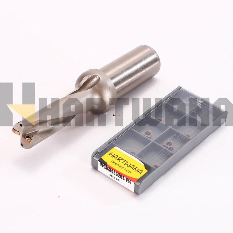 U Drill 19mm Indexable Carbide Drill Length 60mm Shank 25mm Insert Drill WCMX030208