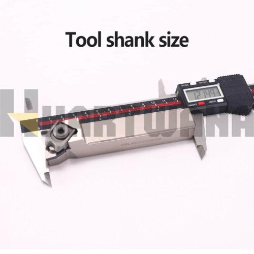 HARTWANA Lathe Cutting Tools CNC Tool Holder Germany Svart Carbide Insert WNMG080404 10PCS