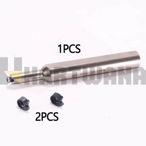 Internal Threading Tool Lathe Small inner Boring Bar 16mm Vertical 60° Threading Inserts P1.5-3.0