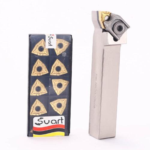 Lathe Cutting Tools CNC Tool Holder BWLNR2020K08 Germany Svart Carbide Insert WNMG080404 10PCS