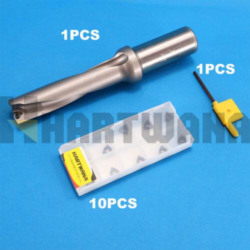 Indexable Carbide Drill Shank 25mm C25-4D22-91WC04 Drill Insert WCMT0402048 10PCS