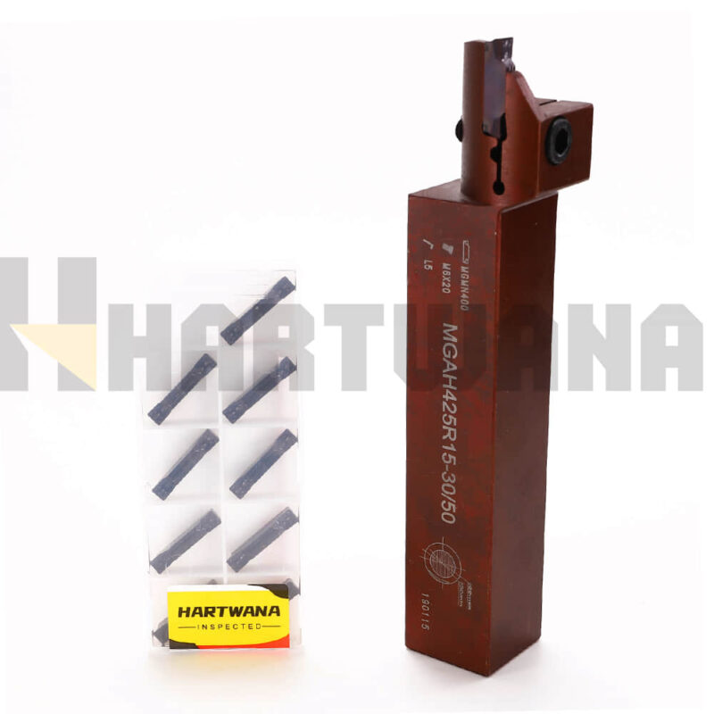 Face Grooving Turning Holder 25mm 30/50 With Grooving Inserts MGMN400