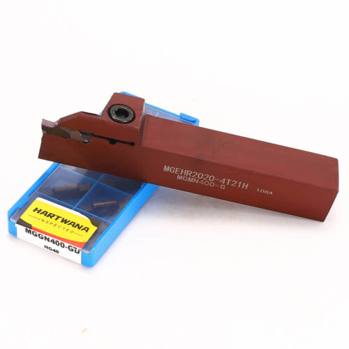 Lathe Grooving Tool Cut-Off Holder MGEHR2020-4T21H Carbide Inserts MGGN400 10PCS