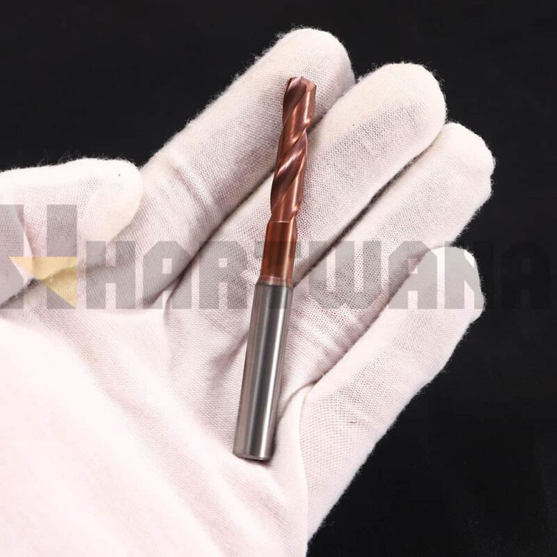 Solid Carbide Drill Bit 6.8mm Professional-Grade CNC Tools 2-Flute Straight Shank