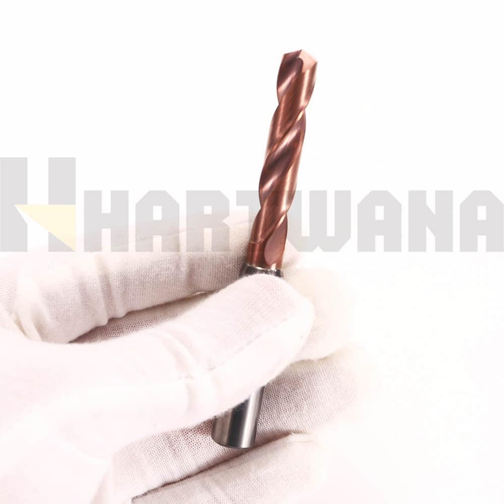 Solid Carbide Drill Bit 5.1mm Professional-Grade CNC Tools 2-Flute Straight Shank