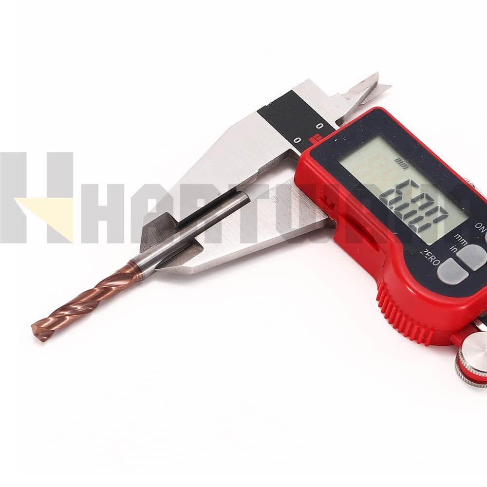 Solid Carbide Drill Bit 5.1mm Professional-Grade CNC Tools 2-Flute Straight Shank