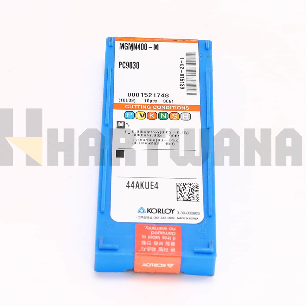 MGMN400-M 9030 KORLOY Grooving Inserts Lathe Grooving Tool Cut-Off