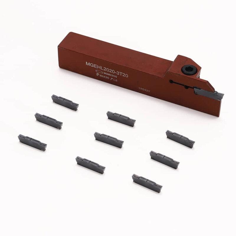 Lathe Grooving Tool Left Hand Holder MGEHL2020-3T30 Indexable Insert ...