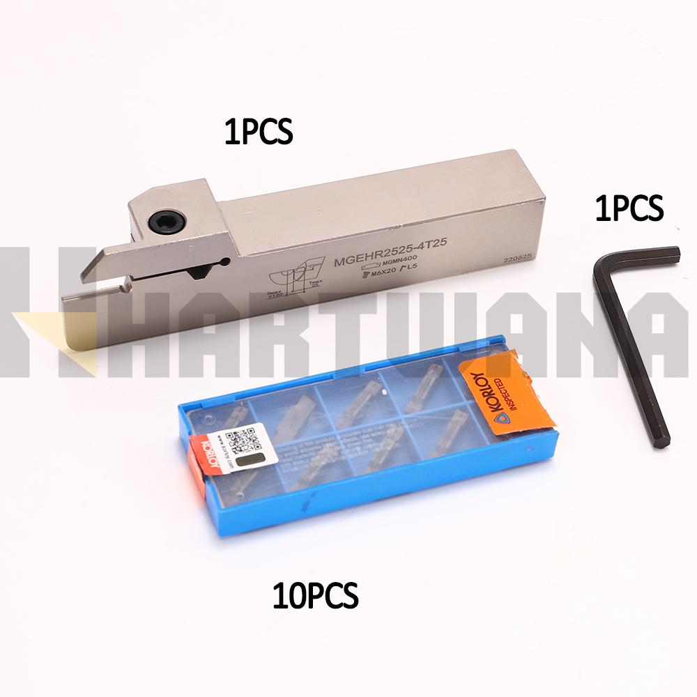 MGMN400-M 9030 KORLOY Grooving Inserts Lathe Grooving Tool Cut-Off