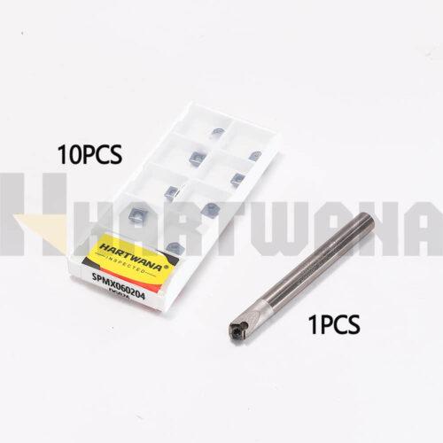 45 Degree Indexable chamfering Drill Center Drill Holder 8mm Indexable Carbide Inserts 10PCS