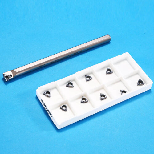 SNR008K08 Lathe Internal Threading Boring Bar Holder 8mm 60 Degrees 08IRA60 Indexable Inserts 10PCS