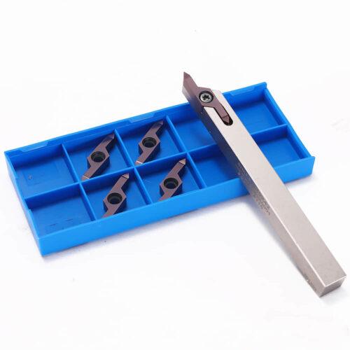 Lathe Threading Turning Holder CNC Swiss 12mm 60 degrees Indexable Threading Insert A60 0.3-1.5