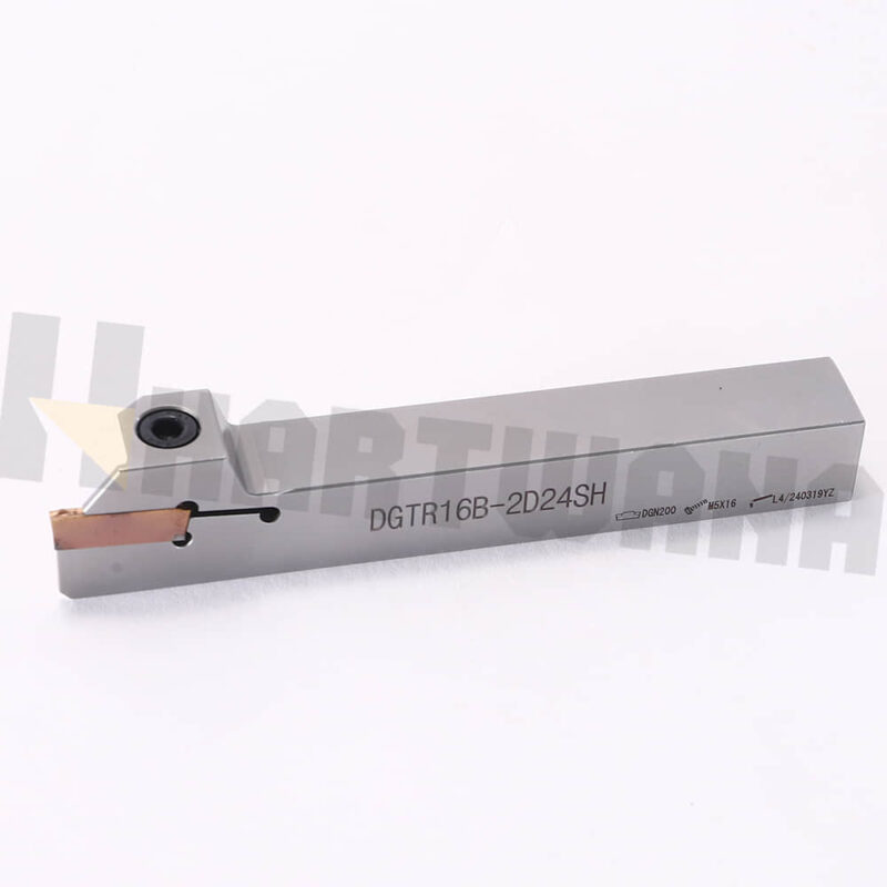 Lathe Grooving Cut-Off Parting Tool Holder 16X16mm Indexable Carbide DGN200 2mm