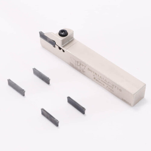 Lathe Grooving Tool Cut Off Holder DGTR1616J-2T18 Indexable Carbide Grooving Insert DGN200 5PCS