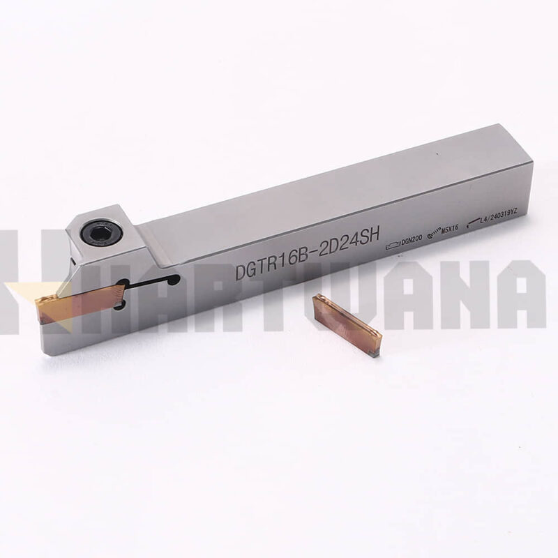 Lathe Grooving Cut-Off Parting Tool Holder 16X16mm Indexable Carbide DGN200 2mm