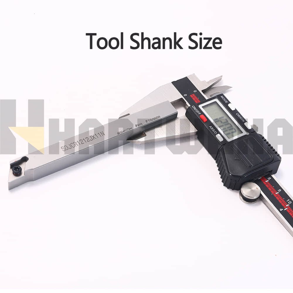 DCGT11T304-CL Carbide Insert Ground External Indexable Lathe Turning Tool Holder SDJCR1212X11 for Small Parts