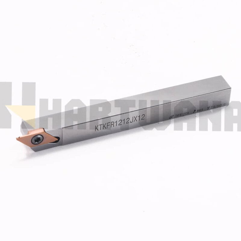 Indexable Grooving Cut-Off Insert TKF12R100-S Premium 1mm Swiss Lathe Mini Holder Turning Holder KTKFR1212JX-12
