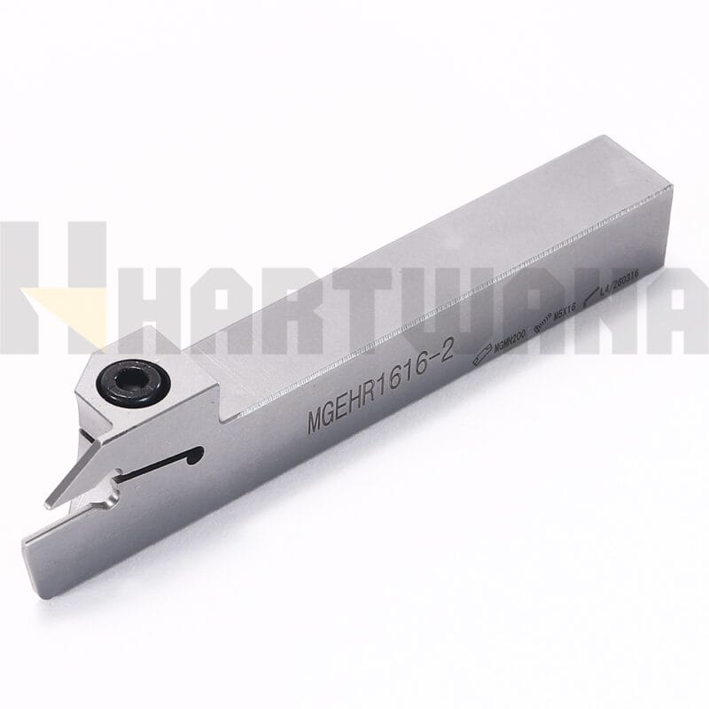 HARTWANA MGEHR1616-2 Lathe Grooving Turning Tool Holder Ground Carbide Insert MGGN200-T 2PCS