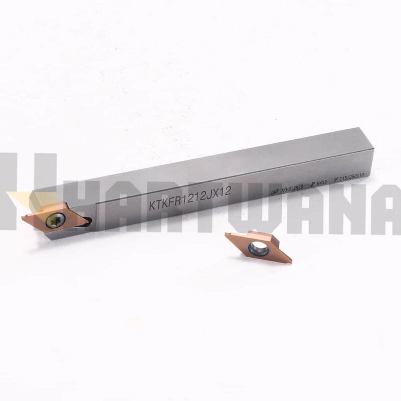 Indexable Grooving Cut-Off Insert TKF12R100-S Premium 1mm Swiss Lathe Mini Holder Turning Holder KTKFR1212JX-12