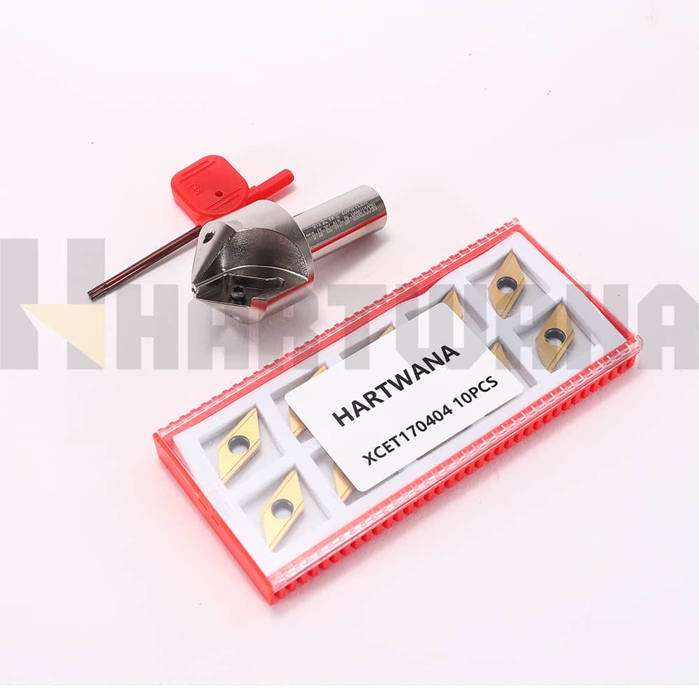 45 Degree Chamfering Milling 2 Flute 5mm-27mm With Indexable Carbide Inserts 10P