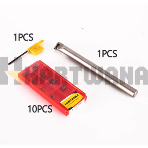 SNGR12M08 Internal Grooving Boring Bar Lathe Turning Tool Holder with 10PCS 8GN200 Inserts