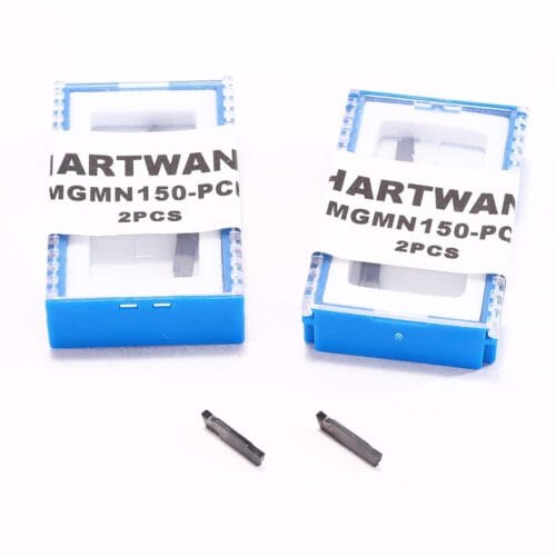 6PCS MGMN150 PCD Grooving Inserts Cut-Off Lathe Inserts for Aluminum and Copper