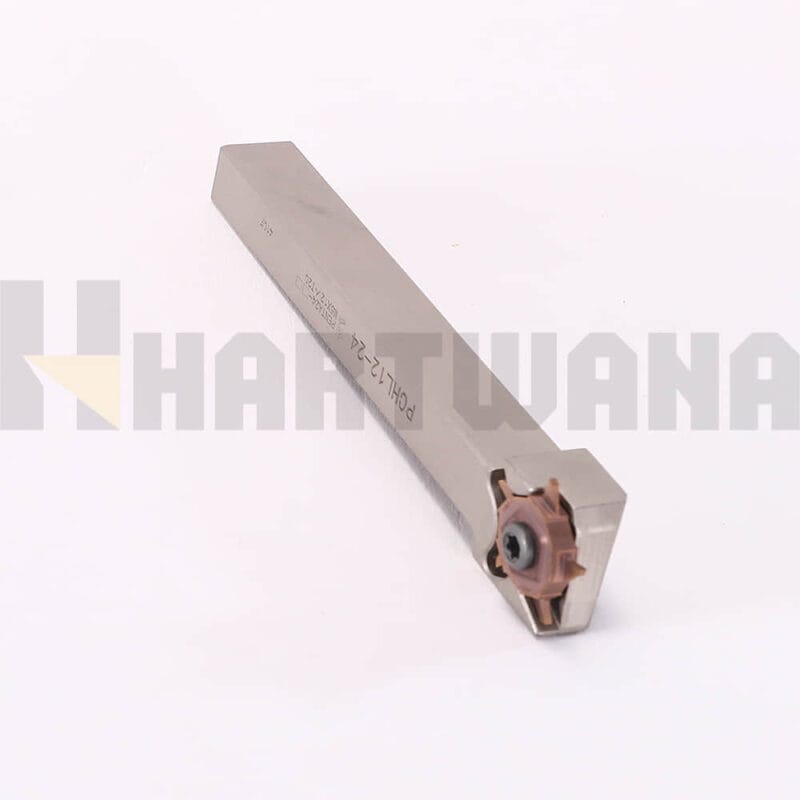 Lathe Grooving Left Hand Holder PCHL12-24 Indexable Grooving Inserts 5 Flutes PENTA24N100 Width 1mm