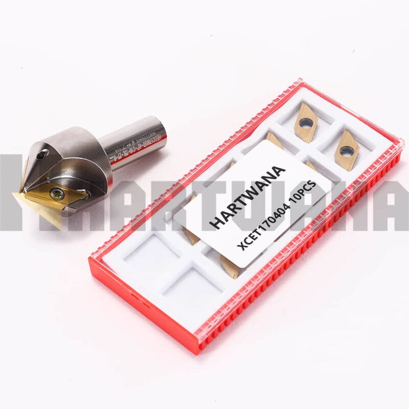 45 Degree Chamfering Milling 2 Flute 5mm-27mm With Indexable Carbide Inserts 10P
