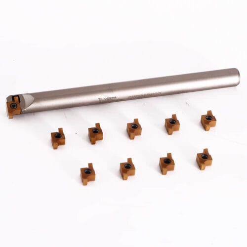 Lathe Internal Grooving Boring Bar SNGR12M09 Indexable Grooving Inserts 9GN250 Width 2.5 mm 10PCS