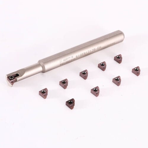 HARTWANA lathe Internal Grooving Turning Boring Bar SIGER1212B-EH with Carbide Inserts GER200 10PCS
