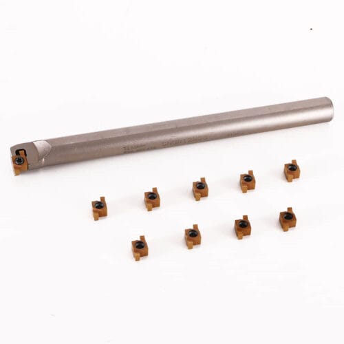SNGR12M08 Internal Grooving Boring Bar Lathe Turning Tool Holder with 10PCS 8GN200 Inserts