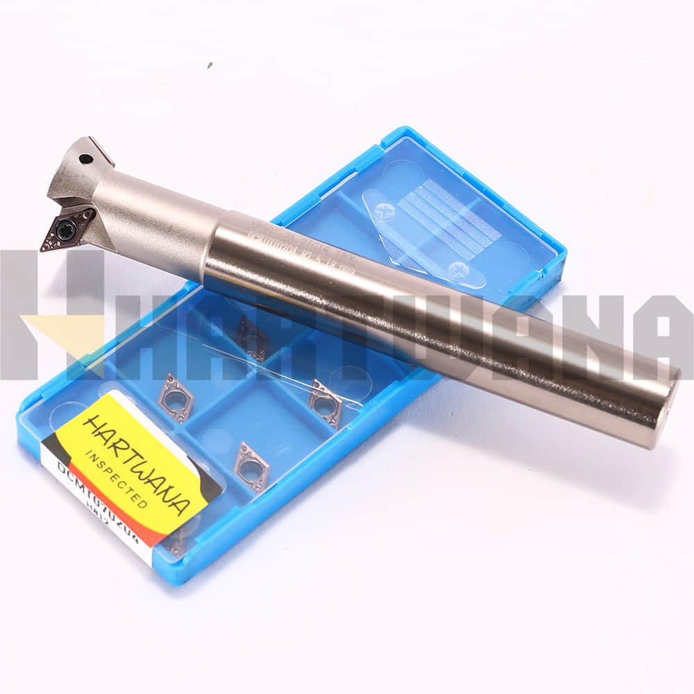 Dovetail Milling Cutter 25mm 60 Degree 16mm Holder 2 Flutes Indexable Milling Cutter with DCMT070204 Inserts