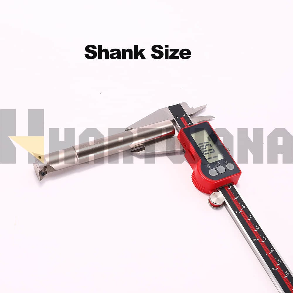 Dovetail Milling Cutter 25mm 60 Degree 16mm Holder 2 Flutes Indexable Milling Cutter with DCMT070204 Inserts