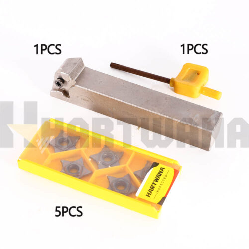 5PCS 24N200P020 Carbide Grooving Inserts Pentagonal 5 Flutes Width 2mm Indexable Lathe Holder PCHR20-24