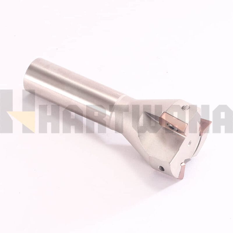 HARTWANA Indexable Face Shell Mill 90 Degree 20mm Holder 40mm 4 Flute Milling Inserts APMT1604PDER-M2 HRC55-60